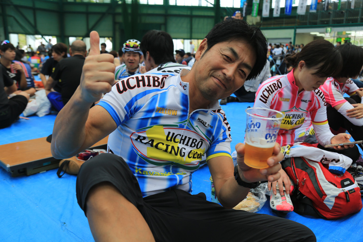 市民50kmオーバー60の初代優勝者となった茅木孝さん(内房レーシングクラブ)