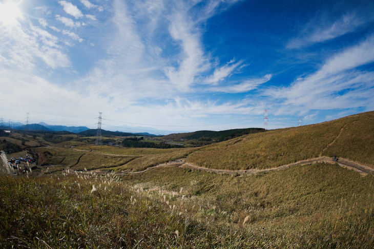 他のダウンヒルコースとは一線を画する吉無田の全景