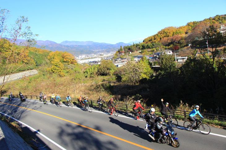 富士川を渡ると身延線沿いに走っていく