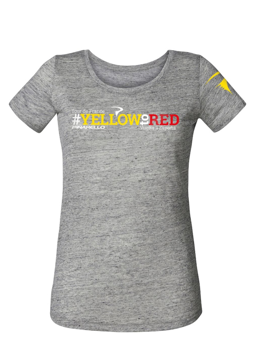 ピナレロ 2017Yellow to Red レディースTシャツ
