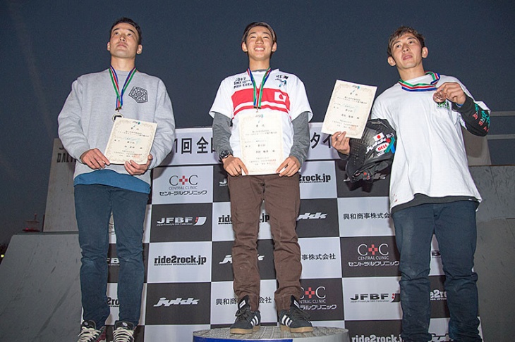 BMXフリースタイル パーク種目の全日本選手権が初開催され、男子エリートは中村輪夢が初代王者に輝いた