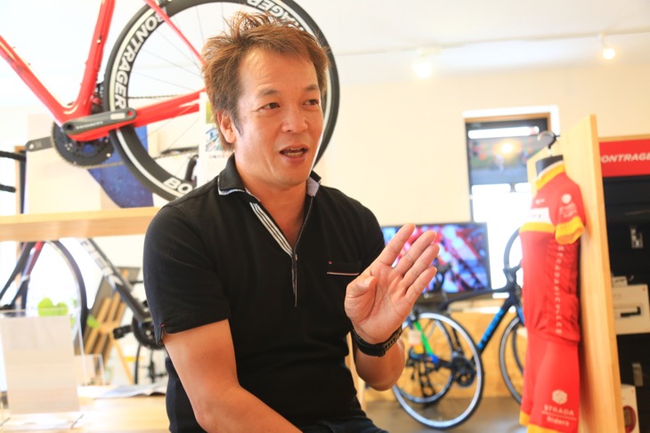 テンチョーこと井上寿さん(ストラーダバイシクル代表)