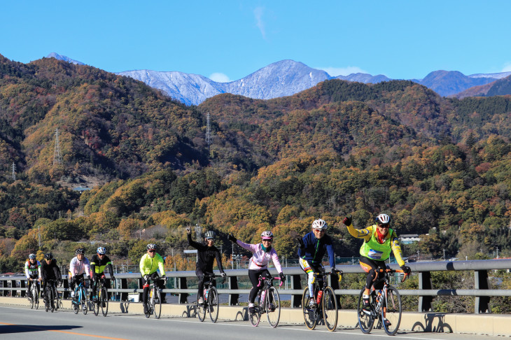 富士川流域を舞台にしたロングライドだ