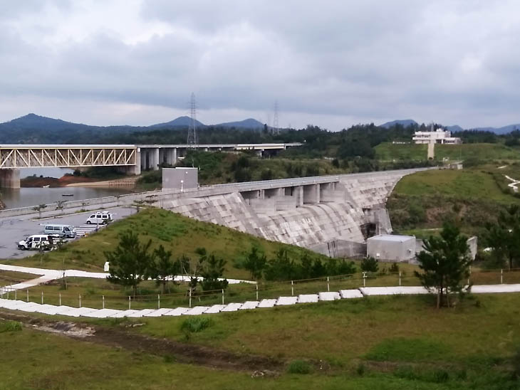 2018年Jプロツアー開幕戦の舞台となる沖縄県の金武ダム