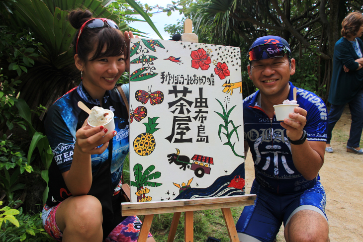 お昼ごはんを頂いた後はジェラートでお口直し!