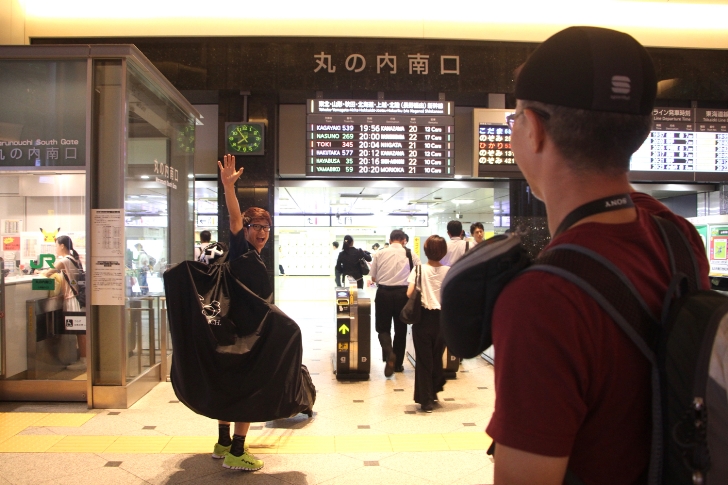 東海道新幹線で帰宅するナカジを見送って、楽しすぎた今回の旅もこれにて終了(涙)