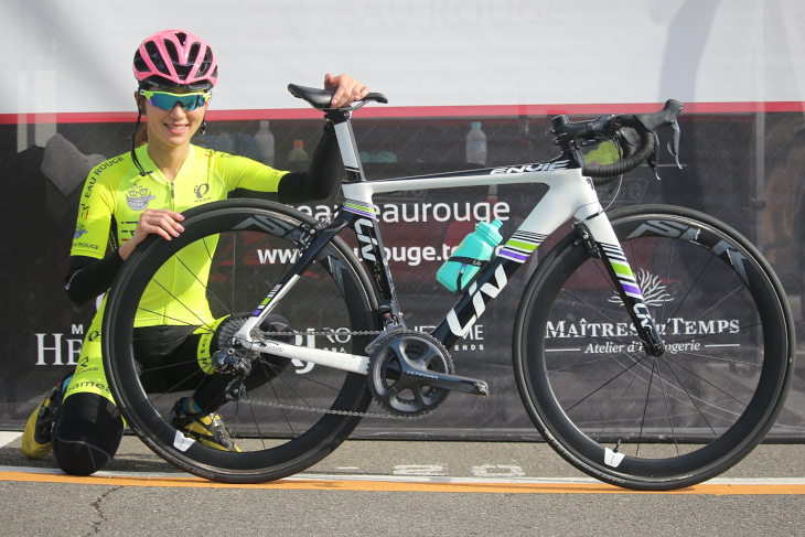 北川麻利奈さん（TEAM EAU ROUGE）Liv ENVIE ADVANCED PRO 1