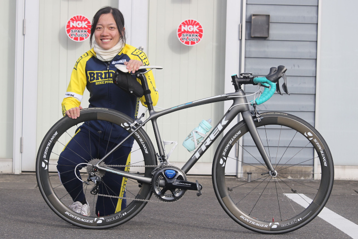 高尾那知さん(BRIDGE BIKE PRODUCTS)トレック Emonda SL