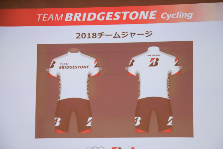 デザインが発表されたTEAM BRIDGESTONE Cyclingのジャージ