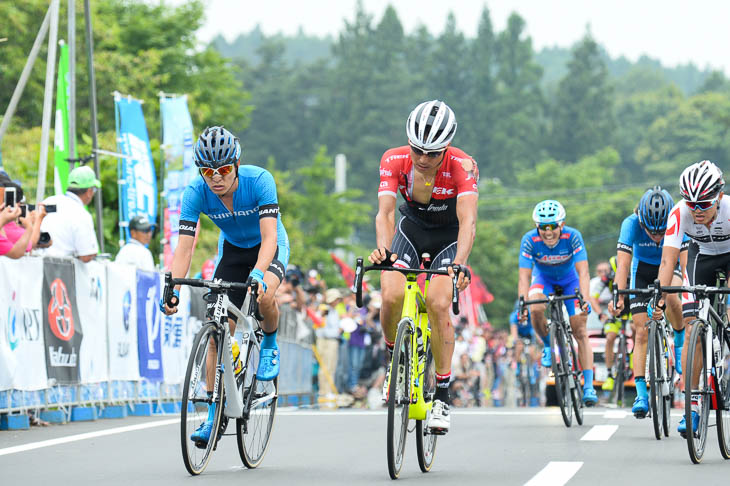 2017年全日本選手権ロード 別府史之(トレック・セガフレード)に次いで3位に入った木村圭佑(シマノレーシング)