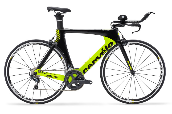 サーヴェロ P3 Ultegra R8000 完成車(ブラック/フルオロイエロー)