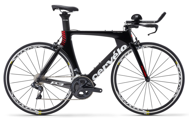 サーヴェロ P3 Ultegra Di2 R8050 完成車(ブラック/レッド)