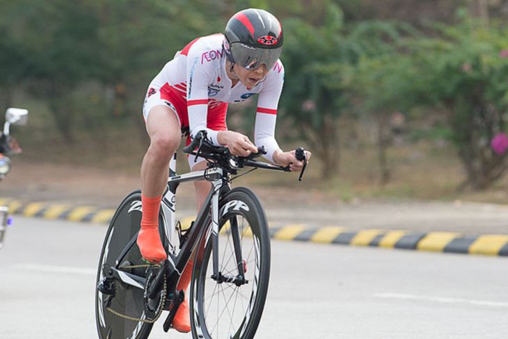 女子エリート個人タイムトライアル　唐見実世子（弱虫ペダルサイクリングチーム）