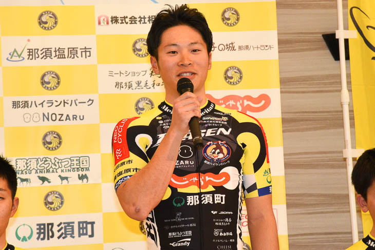 自転車を始めて1年半と言う永吉篤弥はシーズン後半に化けることを期待される