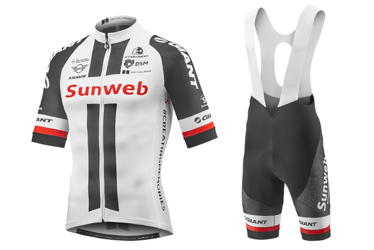 ジャイアント 2018 TEAM SUNWEB TIER 1 SS JERSEY & BIB SHORTS