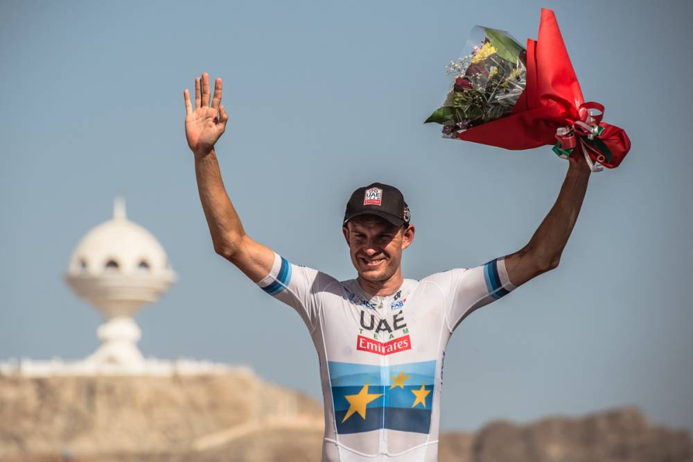 ヨーロッパ王者のアレクサンドル・クリストフ（ノルウェー、UAEチームエミレーツ）が最終ステージ勝利