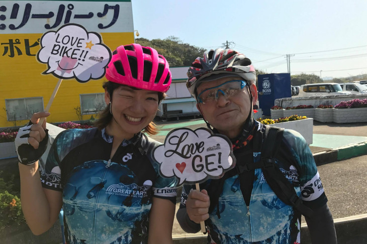 ゲストライダーとして平野由香里さんが登場