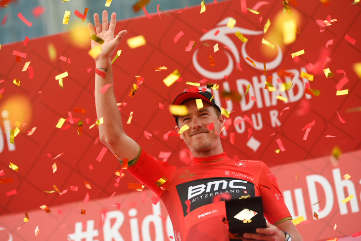 最終日を前に総合首位に立ったローハン・デニス(オーストラリア、BMCレーシング)