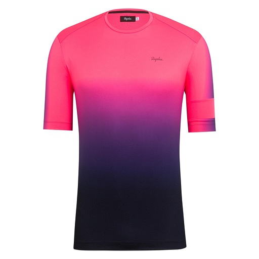 Rapha Technical T-Shirt（Dark Navy/Hi−Vis Pink）