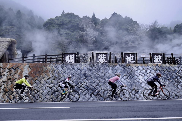 九州の温泉地をライド