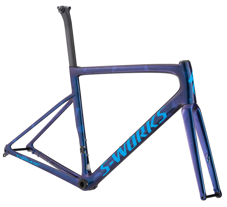 スペシャライズド S-WORKS TARMAC SL6 DISC FRAMESET（GLOSS CHAMELEON/CYAN BLUE）