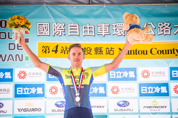 第4ステージで区間優勝を挙げたキャメロン・ベイリー(オーストラリア、ベンネロング・スイスウェルネス)。日本でのレース出場も多い