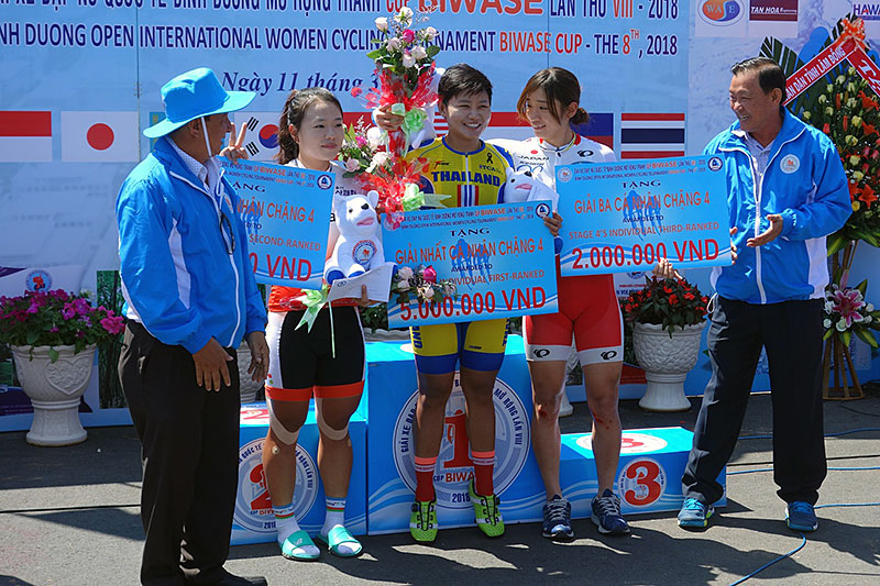 第4ステージ:吉川美穂(日本ナショナルチーム)が3位入賞