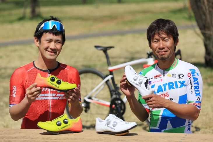 土井雪広（マトリックスパワータグ）と安藤光平（Bicicletta SHIDO）が新生S-Worksシューズをインプレッション