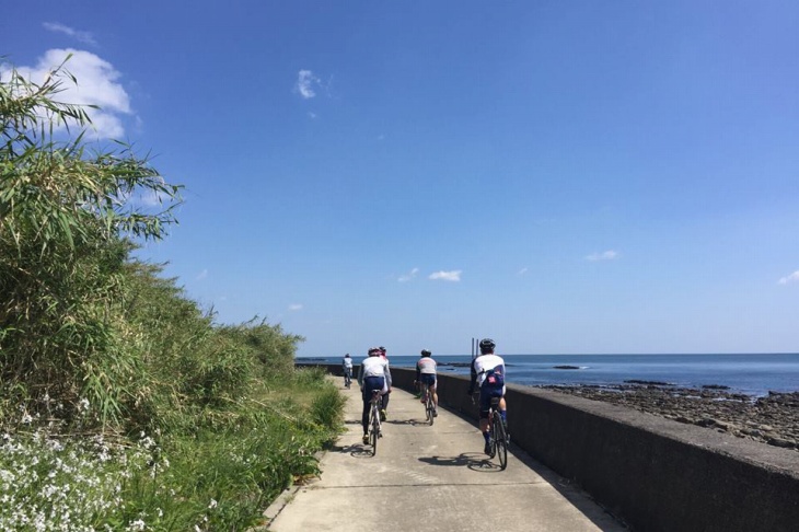 三浦半島ライドもあり、太平洋を望むロケーションもあるだろう