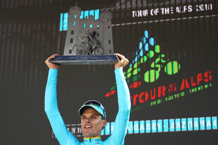 ステージ優勝を飾ったルイスレオン・サンチェス(スペイン、アスタナ)