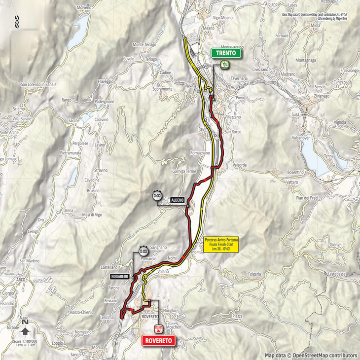 5月22日（火）第16ステージ　トレント〜ロヴェレート　34.2km（個人TT）☆☆☆