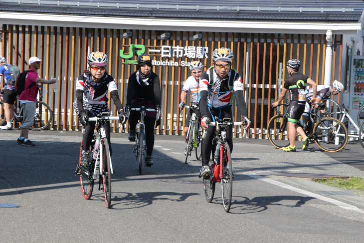 一日市場駅からは再び自走で梓水苑を目指す