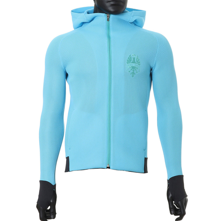 ビアンキ MESH FULL ZIP PARKA（サックス）