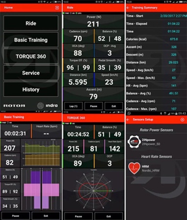 スマートフォン向けのアプリもリリースされ、「TORQUE 360°」や「OCA」などのデータも分析することが出来る