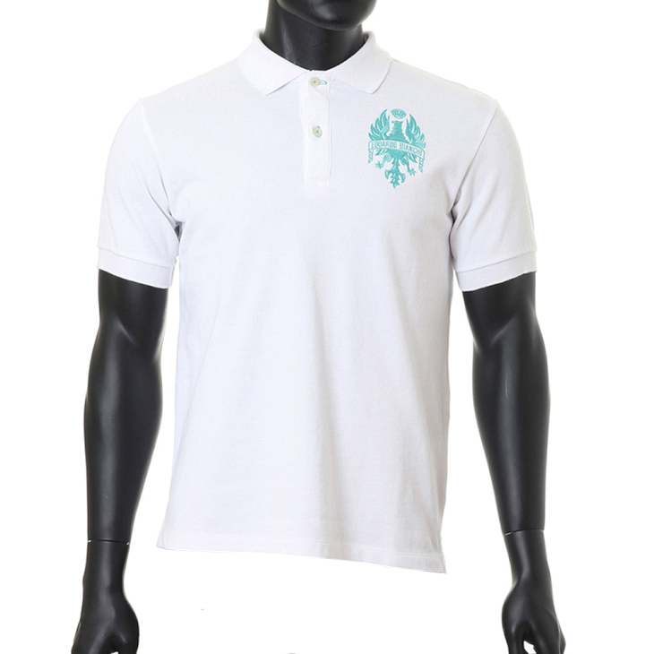 ビアンキ S/S POLO SHIRTS(ベーシックポロ、ホワイト)