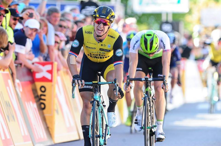 圧倒的なスプリントでステージ3勝を飾ったディラン・フルーネウェーヘン（オランダ、ロットNLユンボ）