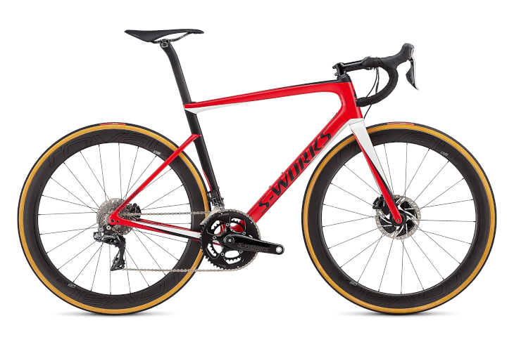 スペシャライズド S-Works Tarmac Disc(Gloss Flo Red)
