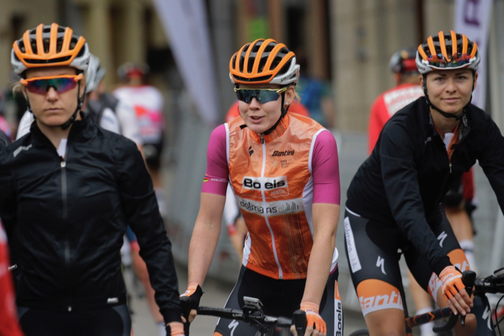 UCIウィメンズワールドツアーランキング首位のアンナ・ファンデルブレッヘン（オランダ、ブールスドルマンス）