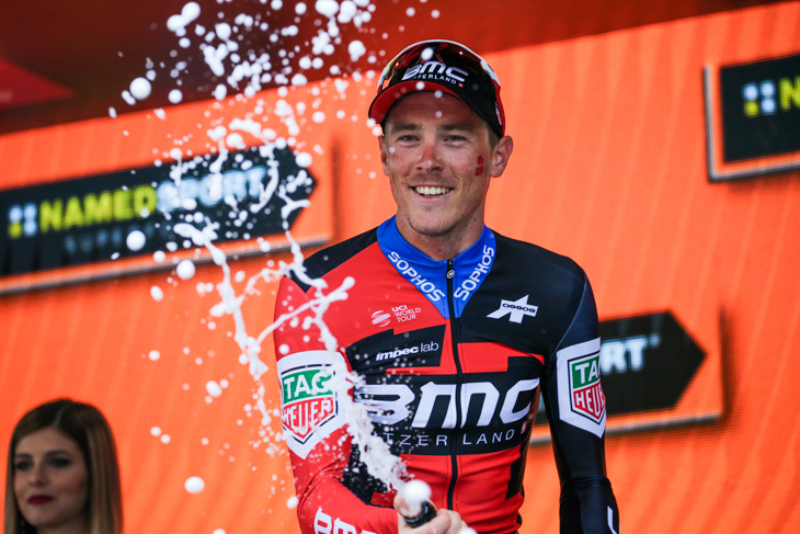 ステージ初優勝を飾ったローハン・デニス（オーストラリア、BMCレーシング）