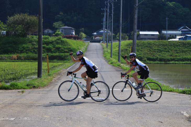 長閑な風景を行く100km