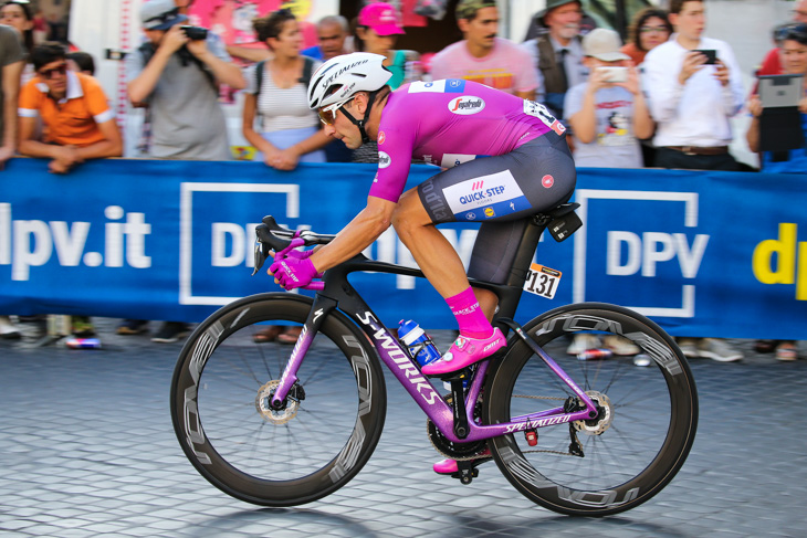 ジロ・デ・イタリアでステージ4勝を挙げマリアチクラミーノを獲得したエリア・ヴィヴィアーニ（イタリア）