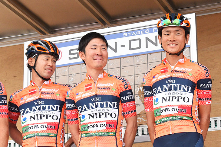 昨年出場した(写真右から)初山翔、中根英登、伊藤雅和