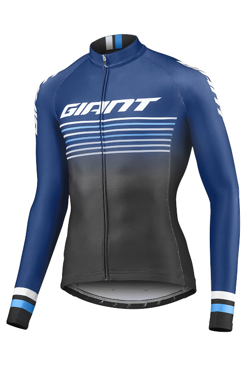 ジャイアント 2018 RACE DAY MID-THERMAL LS JERSEY(ネイビー/ブラック)