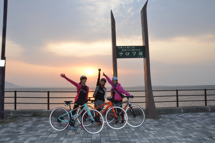 夕陽が最高に美しいサロマ湖。