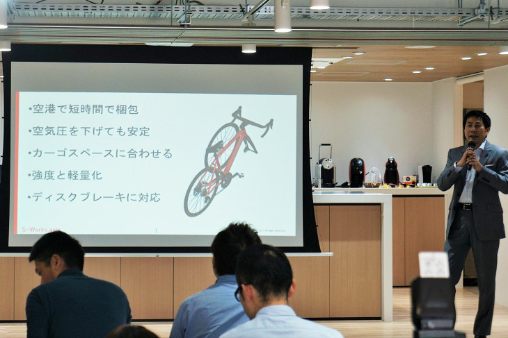 合同会社S-WORKSの社員であり、自信も熱心なサイクリストである坂本潤さん