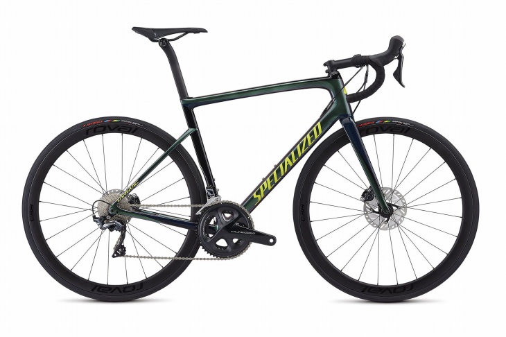 スペシャライズド Tarmac Disc Expert（Chameleon Green/Cast Blue/Tarmac Black/Team Yellow）