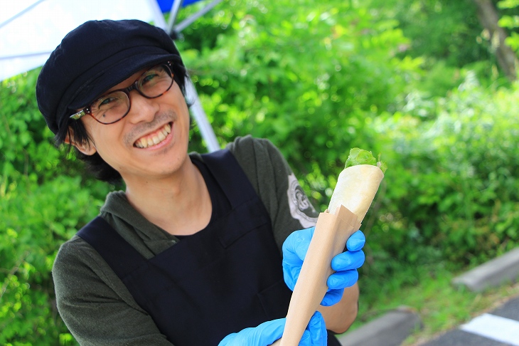 鹿肉ローストピタサンドが待っていました