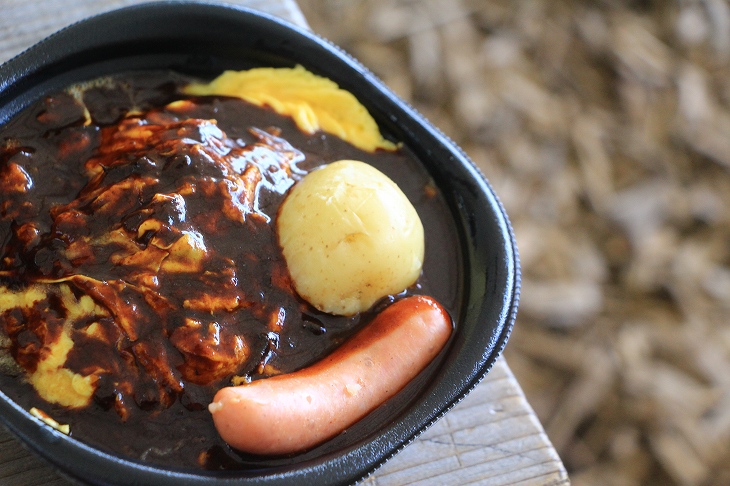 ランチエイドのオムカレー!とっても美味しい一品でした