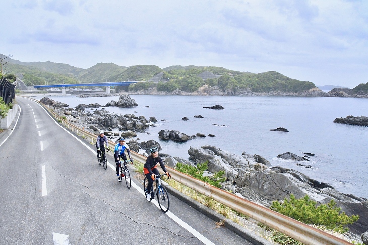 交通量の少なく快適な海岸ルート