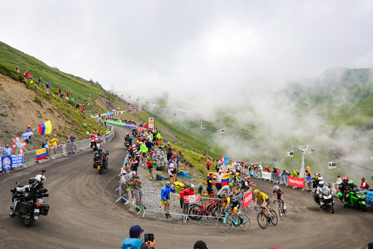 超級山岳サンラリ＝スラン/ポルテ峠で繰り広げられたマイヨジョーヌ争い